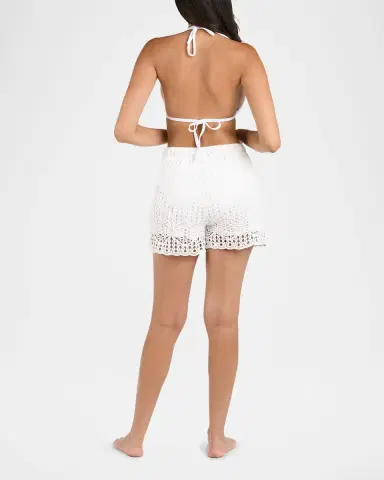 La Blanca Waverly Crochet Beach Shorts | Thumbnail 3