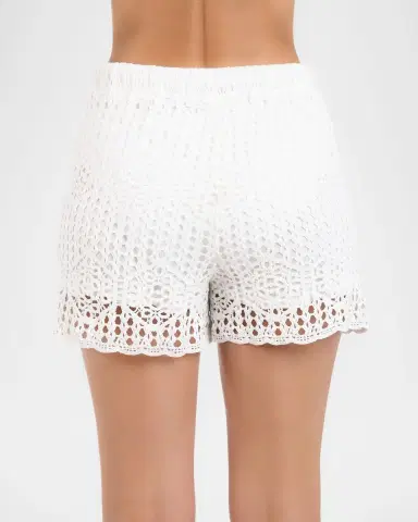 La Blanca Waverly Crochet Beach Shorts | Thumbnail 5