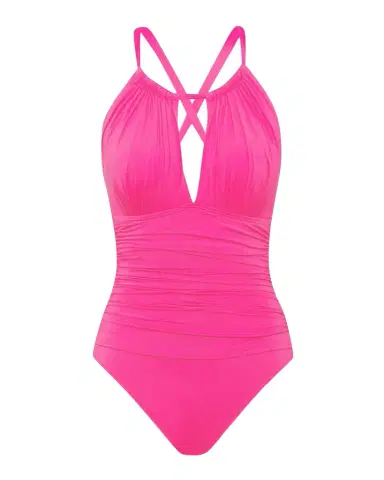 La Blanca Island Goddess Mio High-Neck One-Piece Swimsuit | Thumbnail 1