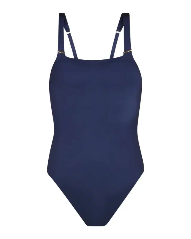 La Blanca Plus Size LB Luxe Square-Neck One-Piece Swimsuit