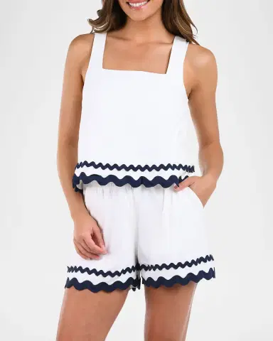 La Blanca Poolside Square-Neck Tank Top | Thumbnail 4