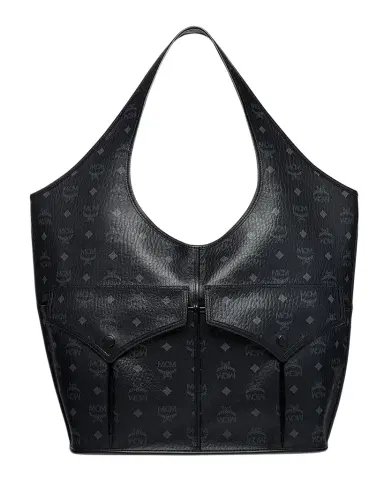 MCM Leni XL Visetos Monogram Shopper Tote Bag | Thumbnail 1 MCM Leni XL Visetos Monogram Shopper Tote Bag | Thumbnail 1