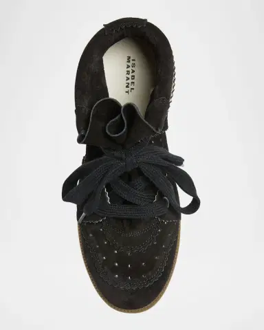 Isabel Marant Bobby Suede Wedge Sneakers | Thumbnail 3 Isabel Marant Bobby Suede Wedge Sneakers | Thumbnail 3