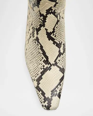 Staud Western Wally Snake-Embossed Leather Knee-High Boots | Thumbnail 5 Staud Western Wally Snake-Embossed Leather Knee-High Boots | Thumbnail 5