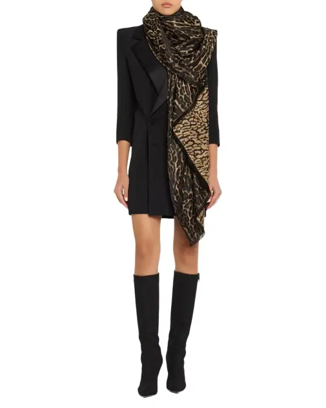 Leopard Pattern Stole