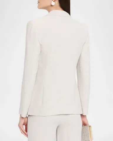 Emporio Armani Single-Button Armure Blazer | Thumbnail 3 Emporio Armani Single-Button Armure Blazer | Thumbnail 3