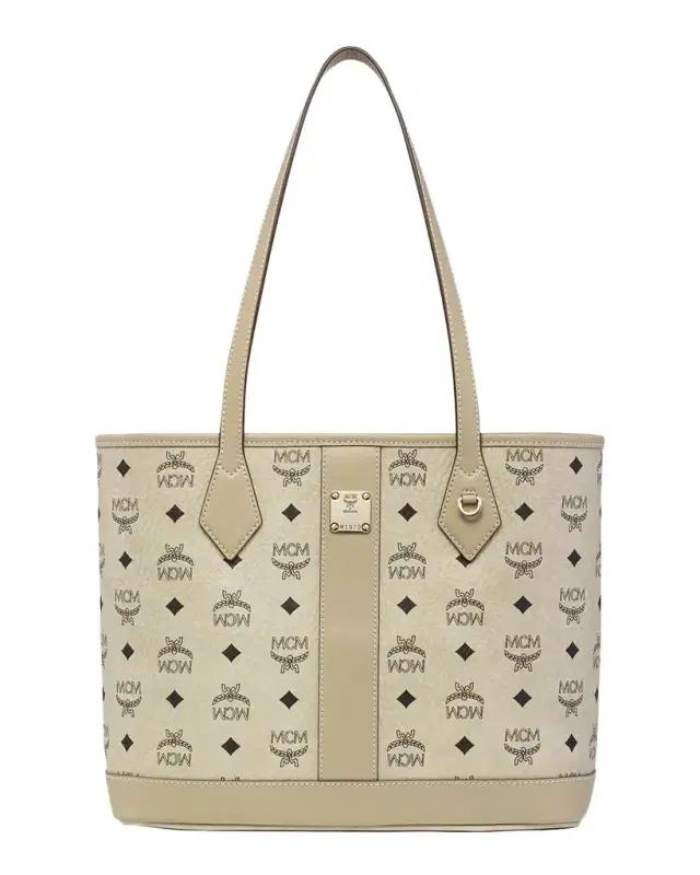 MCM Liz Small Visetos Shopper Tote Bag