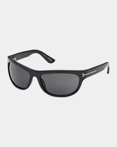 Tom Ford Men's Anders-02 Acetate Rectangle Sunglasses | Thumbnail 2
