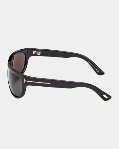 Tom Ford Men's Anders-02 Acetate Rectangle Sunglasses | Thumbnail 3