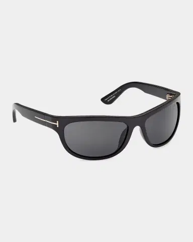 Tom Ford Men's Anders-02 Acetate Rectangle Sunglasses | Thumbnail 8