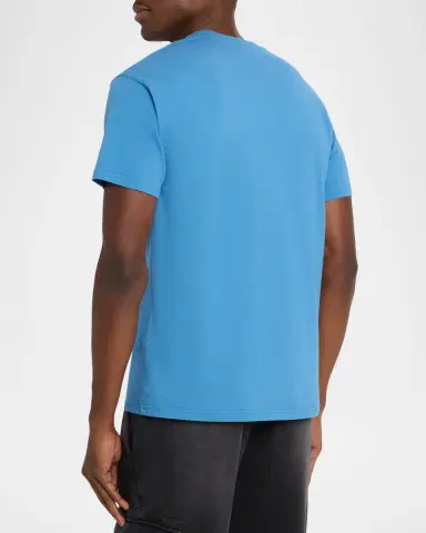 Givenchy Men's Tonal Grosgrain Label Crewneck T-Shirt | Thumbnail 2 Givenchy Men's Tonal Grosgrain Label Crewneck T-Shirt | Thumbnail 2