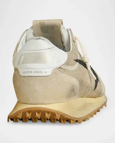 Golden Goose Men's Running Marathon Mesh and Suede Sneakers | Thumbnail 3 Golden Goose Men's Running Marathon Mesh and Suede Sneakers | Thumbnail 3