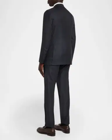 Zegna Men's 15milmil15 Wool Tonal Plaid Two-Piece Suit | Thumbnail 3 Zegna Men's 15milmil15 Wool Tonal Plaid Two-Piece Suit | Thumbnail 3