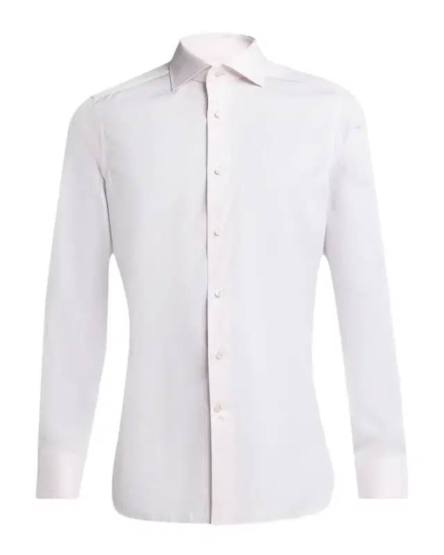 ZEGNA Men 's Cotton Tonal Stripe Dress Shirt