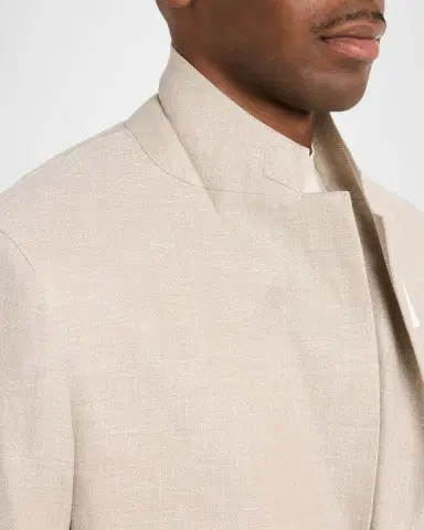 Zegna Men's Crossover Linen and Wool Single-Breasted Sport Coat | Thumbnail 7 Zegna Men's Crossover Linen and Wool Single-Breasted Sport Coat | Thumbnail 7