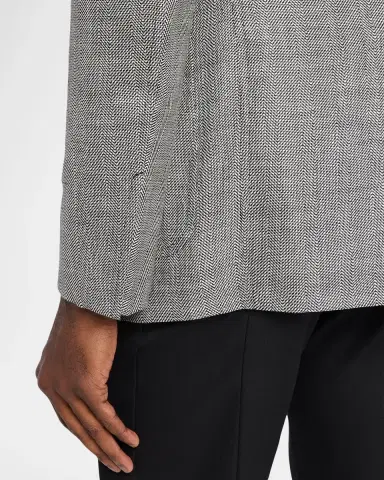 TOM FORD Men's Shelton Wool and Linen Chevron Sport Coat | Thumbnail 8