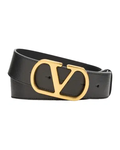 Valentino Garavani Men's VLogo Signature Calfskin Leather Belt | Thumbnail 2 Valentino Garavani Men's VLogo Signature Calfskin Leather Belt | Thumbnail 2