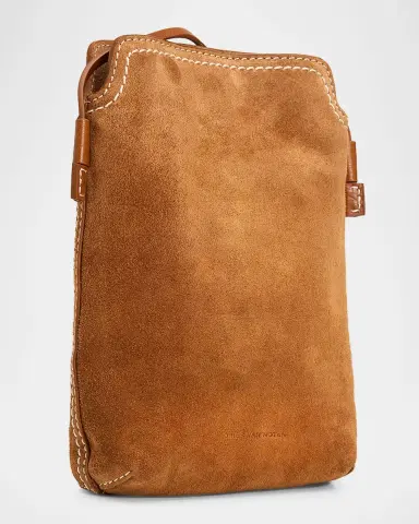 Dries Van Noten Men's Suede Leather-Trim Crossbody Bag | Thumbnail 2 Dries Van Noten Men's Suede Leather-Trim Crossbody Bag | Thumbnail 2