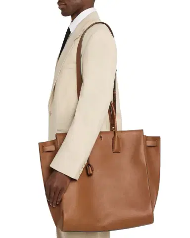 Saint Laurent Men's Sac De Jour Large Leather Tote Bag | Thumbnail 1 Saint Laurent Men's Sac De Jour Large Leather Tote Bag | Thumbnail 1
