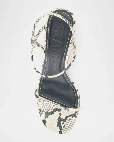Staud 65mm Laurel Snake-Embossed Leather Sandals | Thumbnail 5 Staud 65mm Laurel Snake-Embossed Leather Sandals | Thumbnail 5