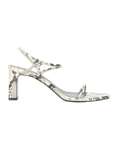 Staud 65mm Laurel Snake-Embossed Leather Sandals | Thumbnail 1 Staud 65mm Laurel Snake-Embossed Leather Sandals | Thumbnail 1