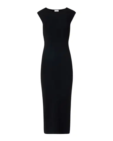 Akris punto Sleeveless Viscose Jersey Back-Cutout Midi Dress | Thumbnail 1