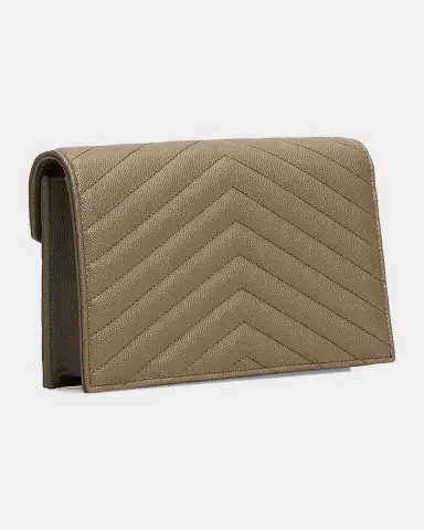 Saint Laurent YSL Quilted Crossbody Bag in Pebbled Leather | Thumbnail 3