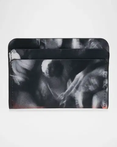 Christian Louboutin Men's Canopy Printed Leather Card Holder | Thumbnail 2