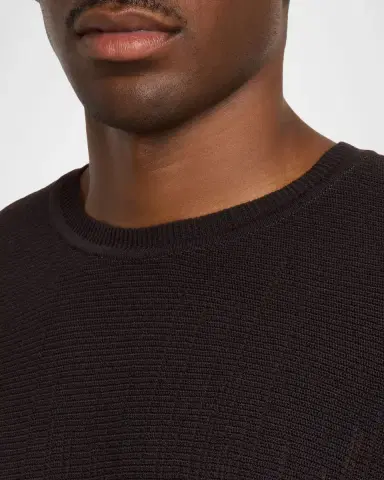 Homme Plissé Issey Miyake Men 's Homme Plisse Sheer Knit Crewneck Sweater | Thumbnail 5 Homme Plissé Issey Miyake Men 's Homme Plisse Sheer Knit Crewneck Sweater | Thumbnail 5
