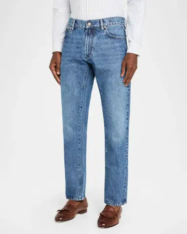 Ralph Lauren Purple Label Men's Italian Denim Slim Fit Jeans | Thumbnail 4