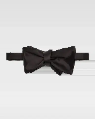 TOM FORD Men 's Satin Self-Tie Butterfly Bow Tie | Thumbnail 2
