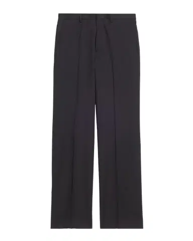 Dries Van Noten Men's Panvel Straight-Leg Cotton-Wool Pants | Thumbnail 1 Dries Van Noten Men's Panvel Straight-Leg Cotton-Wool Pants | Thumbnail 1