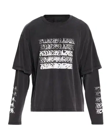 RTA Men's Double Layer Long-Sleeve Graphic T-Shirt | Thumbnail 1 RTA Men's Double Layer Long-Sleeve Graphic T-Shirt | Thumbnail 1