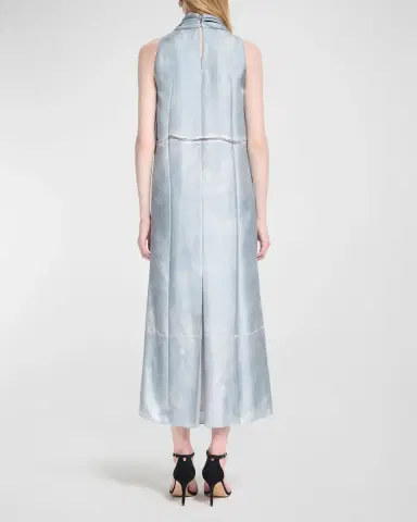Altuzarra Noori Draped Floral Silk Dress | Thumbnail 2 Altuzarra Noori Draped Floral Silk Dress | Thumbnail 2
