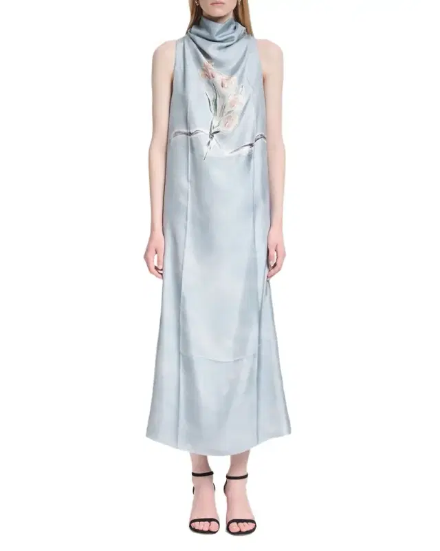 Altuzarra Noori Draped Floral Silk Dress