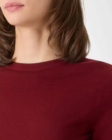 Akris punto Short-Sleeve Merino Wool-Blend Knit Sweater | Thumbnail 5 Akris punto Short-Sleeve Merino Wool-Blend Knit Sweater | Thumbnail 5