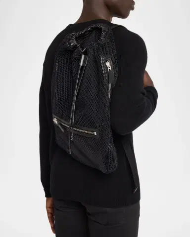 Tom Ford Men's Mbags Mesh Backpack | Thumbnail 2