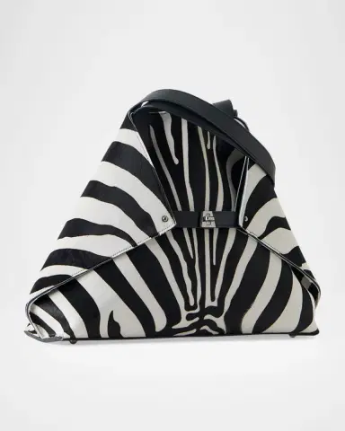 Akris Ai Medium Zebra-Print Top-Handle Tote Bag | Thumbnail 2 Akris Ai Medium Zebra-Print Top-Handle Tote Bag | Thumbnail 2