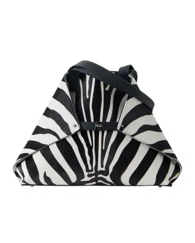 Akris Ai Medium Zebra-Print Top-Handle Tote Bag | Thumbnail 1 Akris Ai Medium Zebra-Print Top-Handle Tote Bag | Thumbnail 1