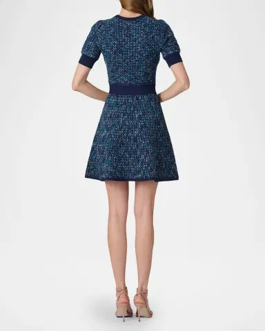 Shoshanna Harriet Textured Tweed Knit Mini Dress | Thumbnail 2 Shoshanna Harriet Textured Tweed Knit Mini Dress | Thumbnail 2