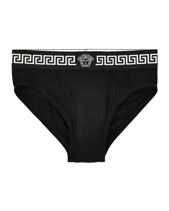Versace Men 's Medusa La Greca Briefs