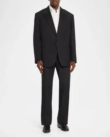 Ralph Lauren Purple Label Men's Kent Hand-Tailored Silk-Linen Tuxedo | Thumbnail 2