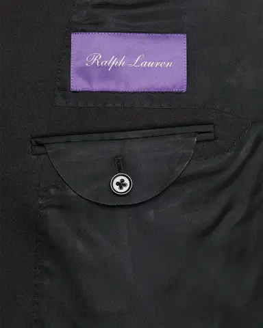 Ralph Lauren Purple Label Men's Kent Hand-Tailored Silk-Linen Tuxedo | Thumbnail 6