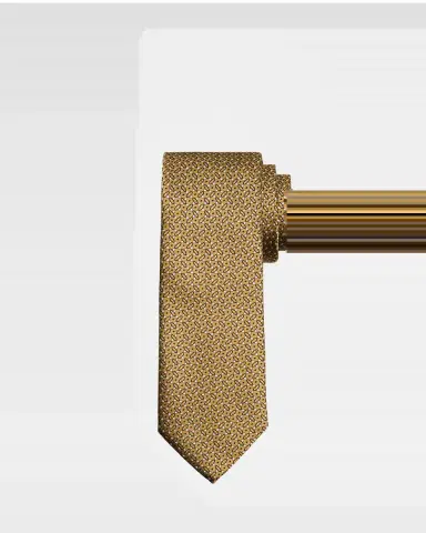 Canali Men's Micro-Geometric Jacquard Silk Tie | Thumbnail 2 Canali Men's Micro-Geometric Jacquard Silk Tie | Thumbnail 2