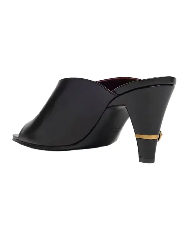 Versace 80mm Medusa Lambskin Leather Mules