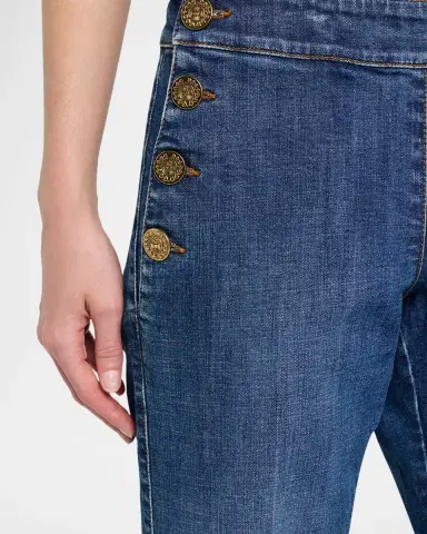 MAISON COMMON Mid-Rise Flare Sailor Jeans | Thumbnail 5