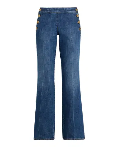 MAISON COMMON Mid-Rise Flare Sailor Jeans | Thumbnail 1