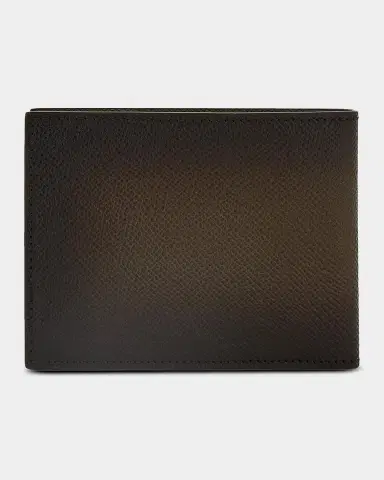 Ferragamo Men's Micro-Gancio Hammered Leather Bifold Wallet | Thumbnail 2 Ferragamo Men's Micro-Gancio Hammered Leather Bifold Wallet | Thumbnail 2