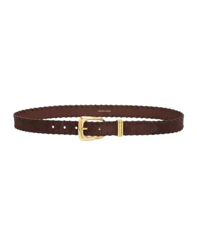 Veronica Beard Arch Suede Whipstitch Belt | Thumbnail 1