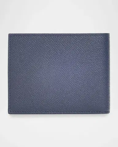 Ferragamo Men's Leather Micro-Gancio Bifold Wallet | Thumbnail 4 Ferragamo Men's Leather Micro-Gancio Bifold Wallet | Thumbnail 4